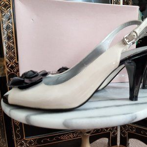 NWOT Bandolino Peep-toe Backless Heels